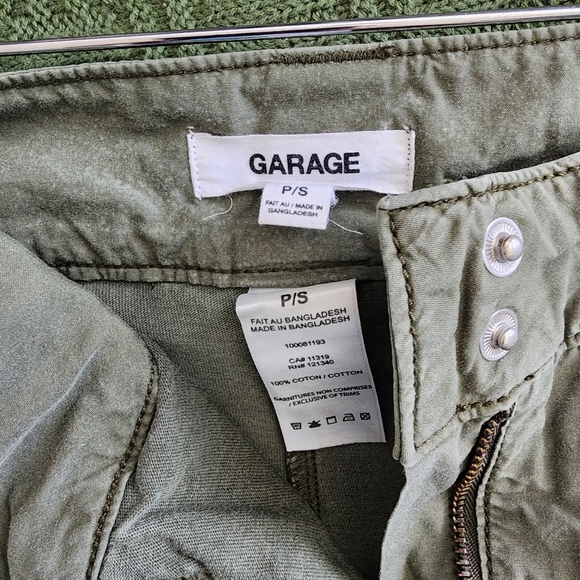 Garage Women’s Army Military Green Skirt Petite Small - Picture 5 of 6